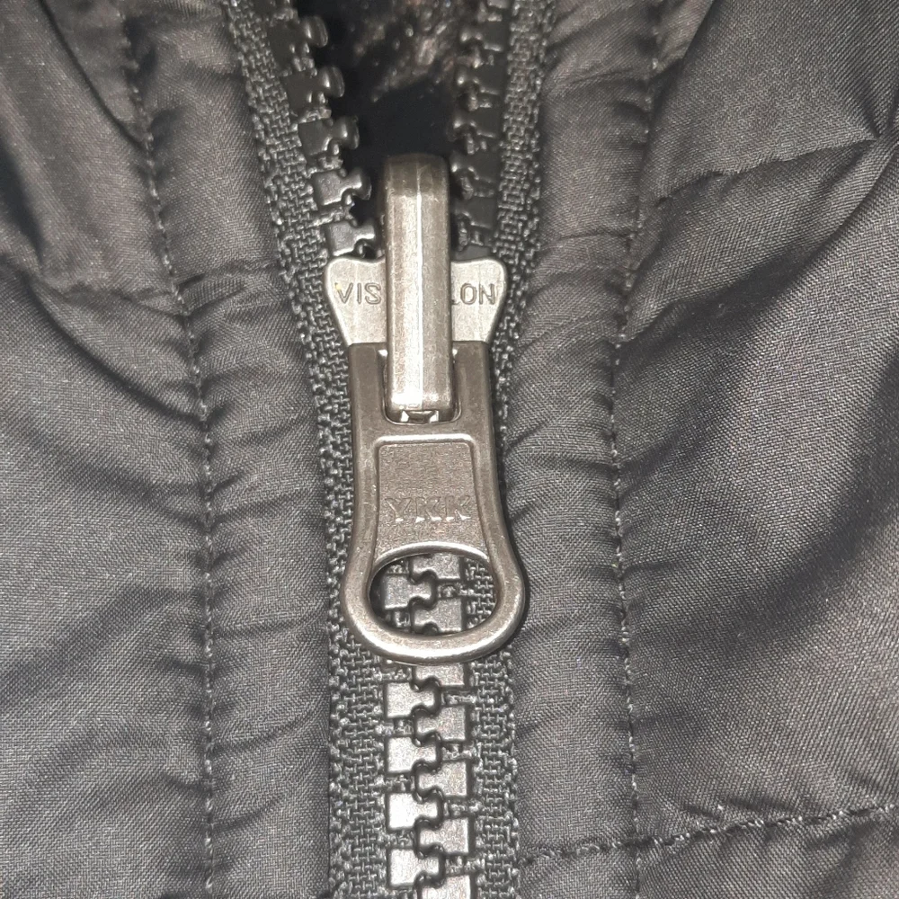 NORTH FACE Black Puffer Jacket Reversible High Pile Fleece Girls 14 16 Women S - Picture 8 of 12
